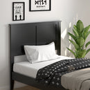 Solid Wood Flat Panel Headboard for Twin-size Bed