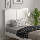 Solid Wood Flat Panel Headboard for Twin-size Bed