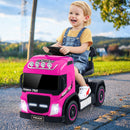 6V Kids Electric Ride-on Truck with Height Adjustable Seat