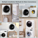 1.5 Cu .ft Clothes Dryer with with Stainless Steel Wall Mount