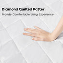 Auto Shut Off Heated Electric Mattress Pad with Dual Controller-Queen Size