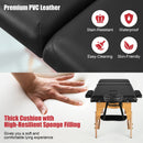3 Fold Portable Adjustable Massage Table with Carry Case