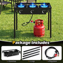 3 Burner Propane Stove 240000 BTU Outdoor Camping Grill