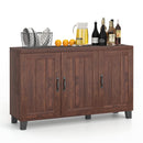 3-Door Buffet Sideboard with Adjustable Shelves and Anti-Tipping Kits