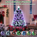 3 Feet Fiber Optic Christmas Tree with Branch Tips and Topper Star