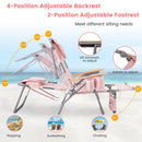 3-IN-1 Foldable Beach Chair with Footrest and Adjustable Backrest