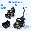 3-In-1 Licensed Ford Push Car for Toddlers