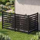 3-Panel Wooden Privacy Fence with Ground Stakes - 38.5" x 42"