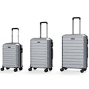 3-Piece Hardside Luggage Set Lightweight Hardside Suitcases with 8-Spinner Wheels