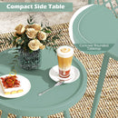 3 Piece Patio Chair Set with PP Seat and Tabletop for Porch