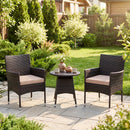 3 Piece Patio Furniture Set Outside Bistro Set for Porch