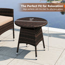3 Piece Patio Furniture Set Outside Bistro Set for Porch