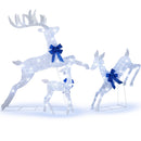3 Pieces Lighted Christmas Reindeer Family Set with 255 Lights