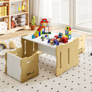 3-Piese Toddler Set with 2 Stools and Activity Table