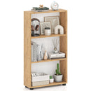 3-Tier Bookcase 42 inch Tall Book Shelf with Anti-Tipping Kit