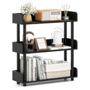 3-Tier Bookshelf with Anti-Tipping Kit and Industrial Storage Unit for Living Room