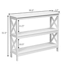 3-Tier Console X-Design Sofa Side Accent Table
