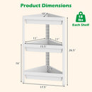 3-Tier Corner Shower Caddy 2-Pack with Detachable Design