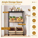 3-Tier Drink Crate Rack with Shelf for Beer and Water for Kitchen and Garage