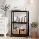 4-Tier Heavy-Duty Plastic Storage Shelves Freestanding Garage Shelving Unit
