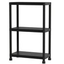 4-Tier Heavy-Duty Plastic Storage Shelves Freestanding Garage Shelving Unit