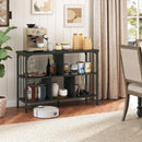 3-Tier Horizontal Cubby Bookshelf with Open Shelves