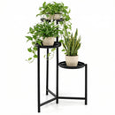 3-Tier Metal Plant Stand Indoor Outdoor Tall Corner Flower Pot Holder Display Rack
