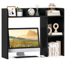 3-Tier Multipurpose Desk Bookshelf with 4 Shelves