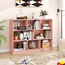 3-Tier Open Bookcase with 8 Cube Storage Shelves