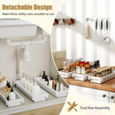3-Tier Slim Rolling Storage Cart 2-Pack Mobile Bathroom Organizer with Wheels