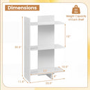 3 Tier Wooden Bookshelf with Anti-Tipping Kit
