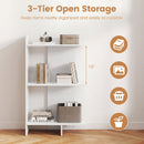 3 Tier Wooden Bookshelf with Anti-Tipping Kit