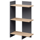 3 Tier Wooden Bookshelf with Anti-Tipping Kit