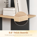 3 Tier Wooden Bookshelf with Anti-Tipping Kit