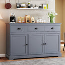 Bookshelf with 4 Doors and 2 Anti-Tipping Kits for Home Office