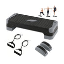 3-in-1 Aerobic Step Platform with Risers and Balance Trainers