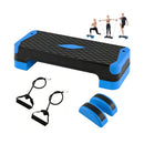 3-in-1 Aerobic Step Platform with Risers and Balance Trainers