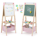 3-in-1 Double-Sided Adjustable Kid Easel for 3-8 Years Old Toddlers