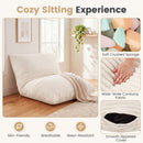 3-in-1 Convertible Bean Bag Chair with Corduroy Fabric