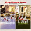 3-Piece Large Lighted Christmas Reindeer Family