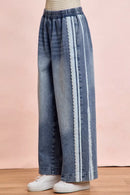 BiBi Washed Lace Contrast Sided Jeans