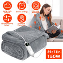 Electric Heated Throw Flannel Heated Blanket with 10 Heat Settings Auto off Washable for Home Office Usage 59x71in