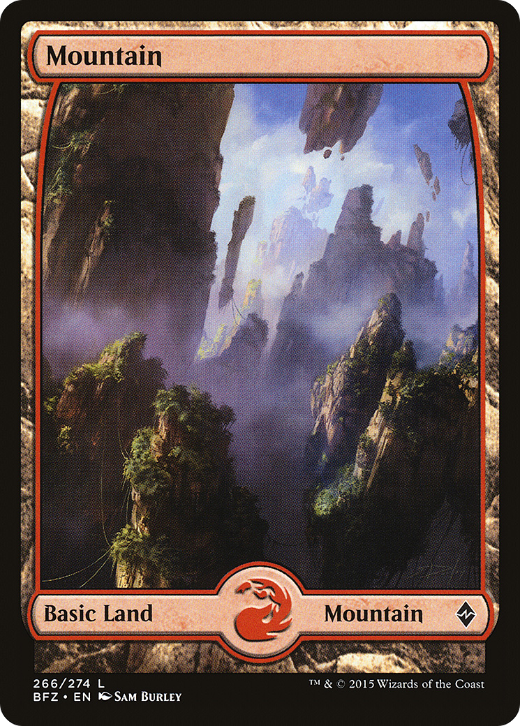 Mountain (BFZ-266) - Battle for Zendikar Foil