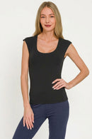 Zenana Double Layered Sleeveless Top