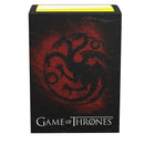 Dragon Shield: Standard 100ct Brushed Art Sleeves - Game of Thrones (House Targaryen)