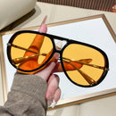 European And American-style Oversized Aviator Sunglasses