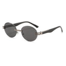 Fashionable Oval Frameless Y2K Sunglasses
