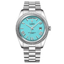 Men's Automatic Stainless Steel Sapphire Calendar Watch