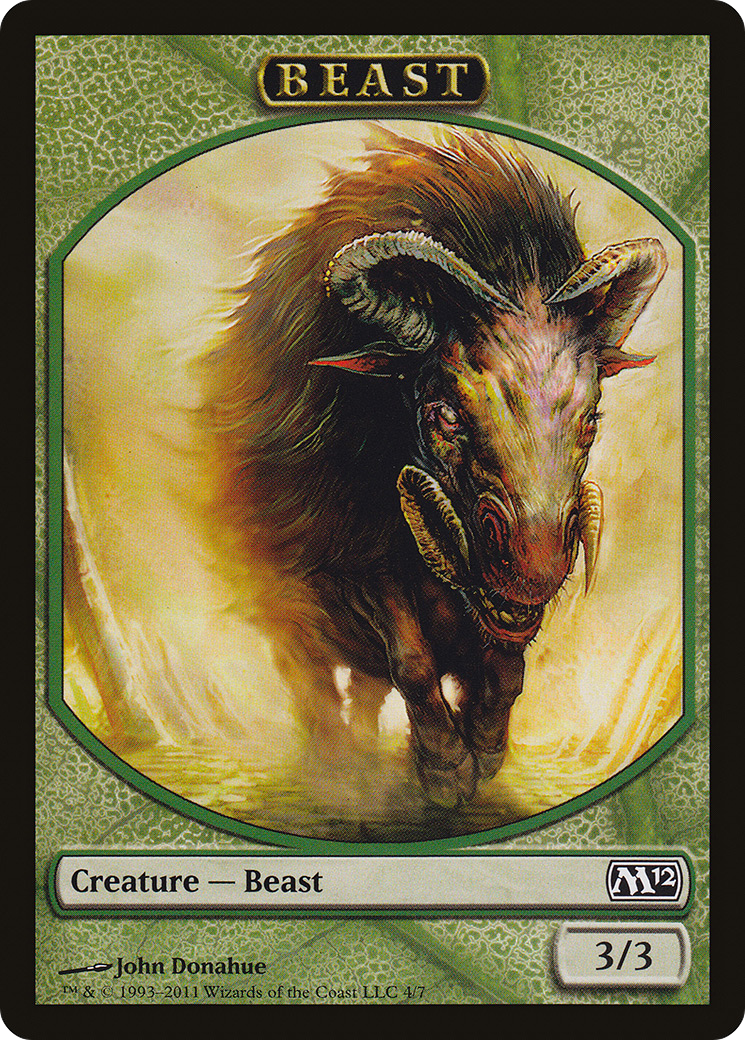 Beast (M12-004) - Magic 2012 Tokens