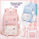 Student Children Schoolbag Girls Waterproof Backpack